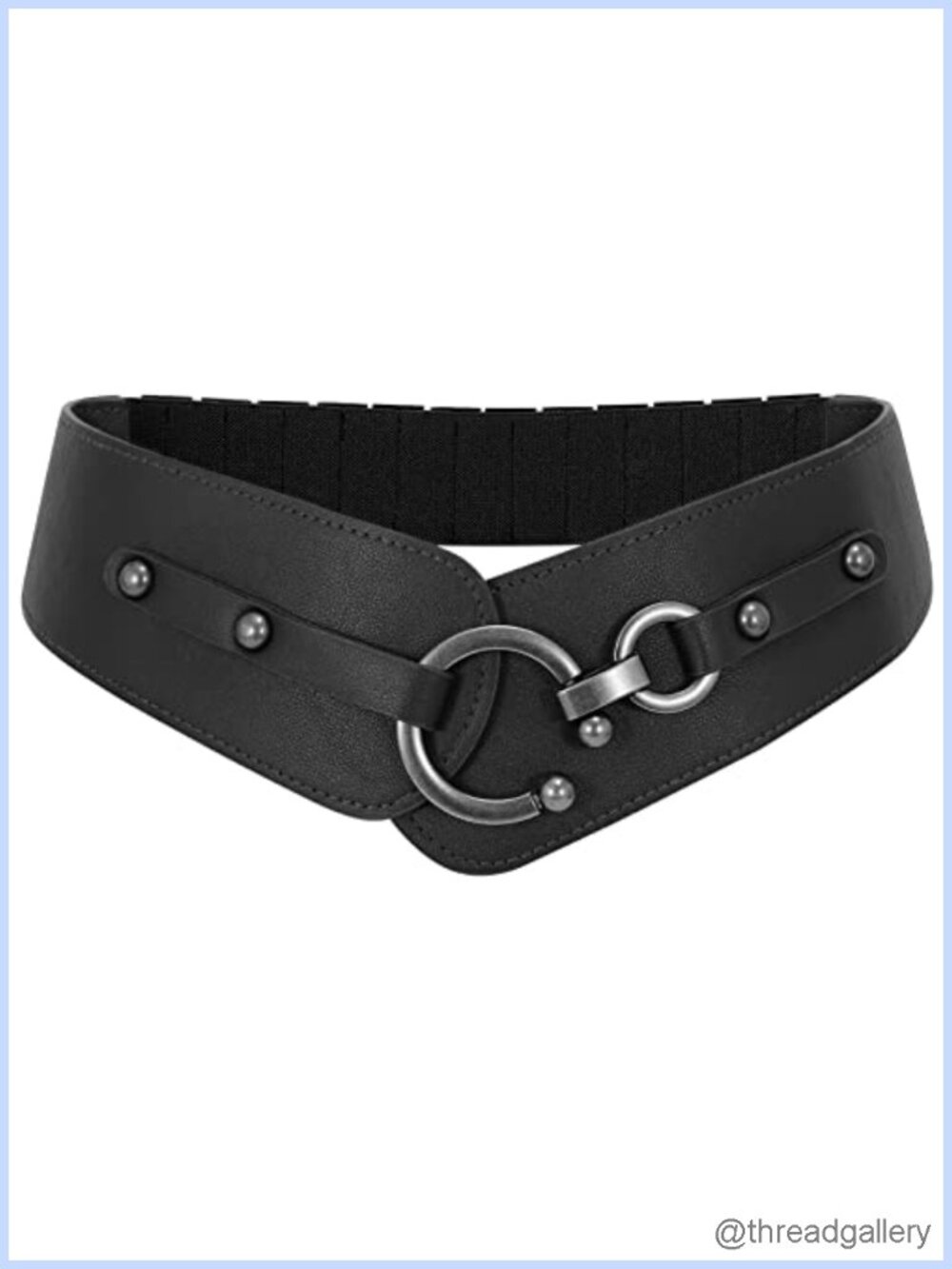 Women's Vintage Wide Elastic Stretch Belt